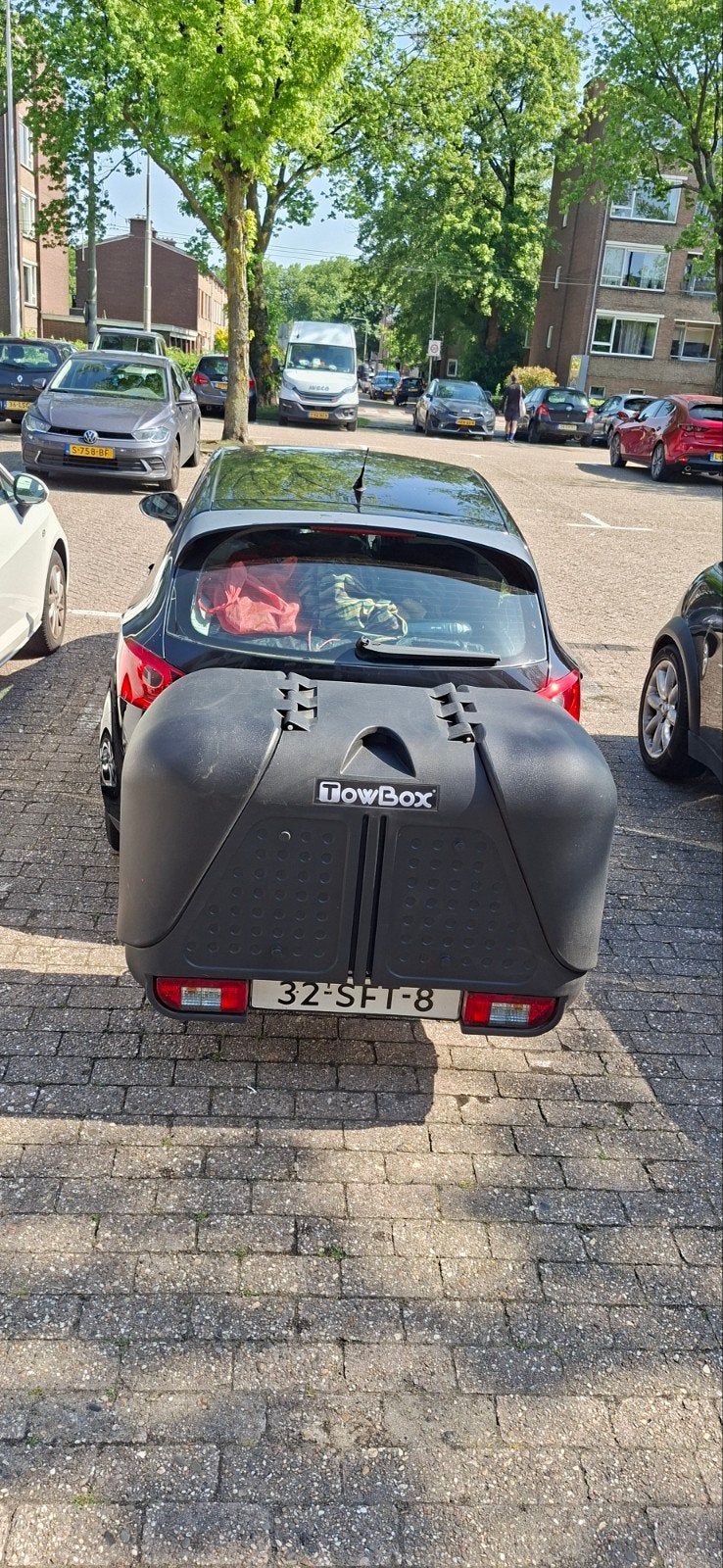 Te huur: TowBox V2 trekhaakkoffer - Extra bagageruimte, Auto diversen, Dakkoffers, Ophalen, Gebruikt