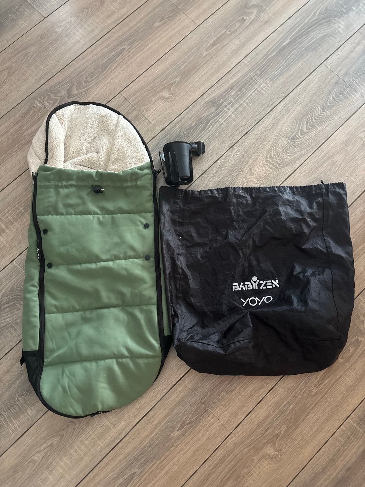 Babyzen YOYO Voetenzak en Bekerhouder, Ophalen, Zo goed als nieuw, Kinderwagen, Overige merken