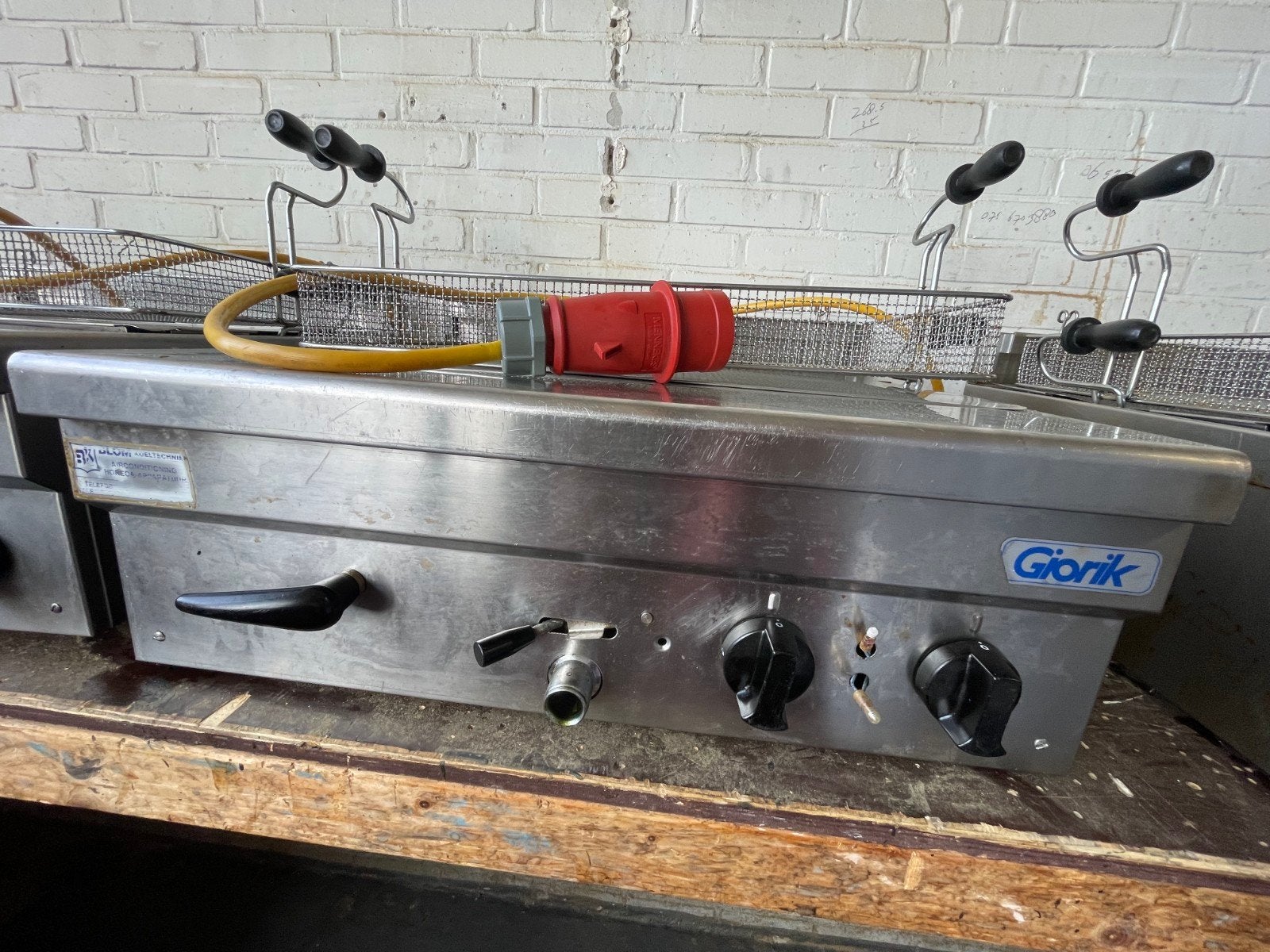 Giori friteuses - Professionele horeca friteuses, Ophalen of Verzenden, Gebruikt