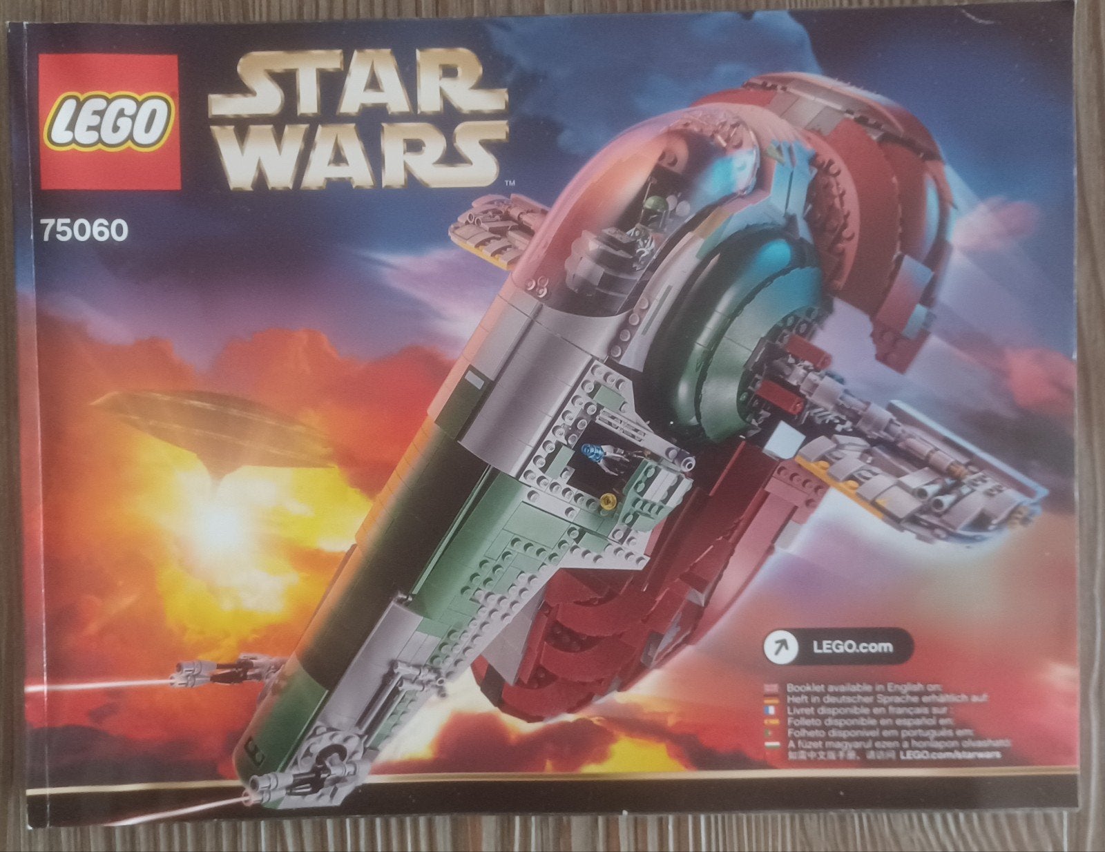 Lego Starwars Slave I # 75060 booklet bouwinstructies 2014, Ophalen of Verzenden, Zo goed als nieuw, Actiefiguurtje