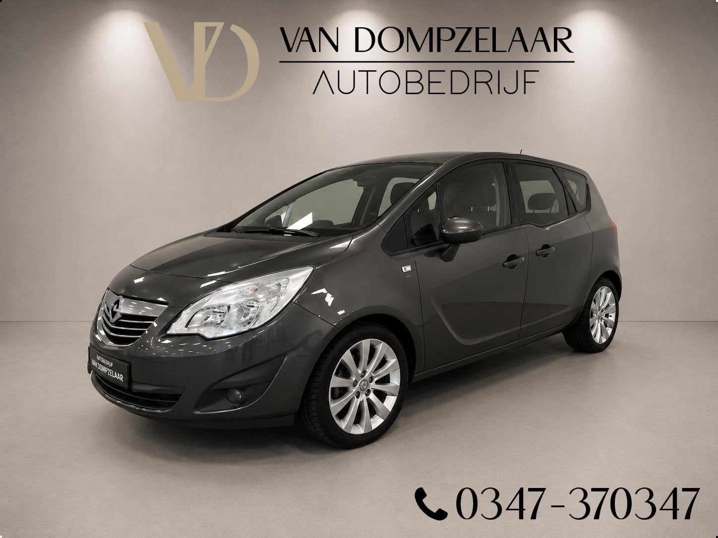 Opel Meriva 1.4 TURBO 120PK / COSMO UITV / LEDER / STOELVERW, Auto's, Opel, Euro 5, Gebruikt, 4 cilinders, Automatische klimaatregeling