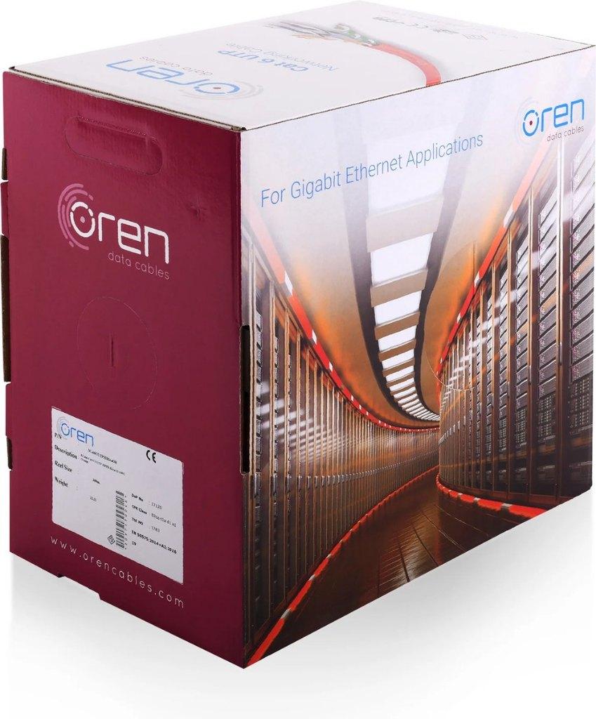 Oren CAT6 Ethernet Kabel 305 Meter, Ophalen, Zo goed als nieuw, Kabel of Snoer