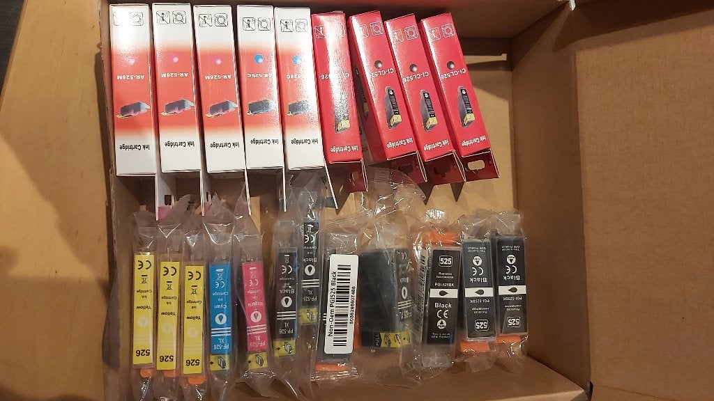 Canon 525 en 526 inktjetcardridges, Ophalen of Verzenden, Nieuw, Cartridge, Canon