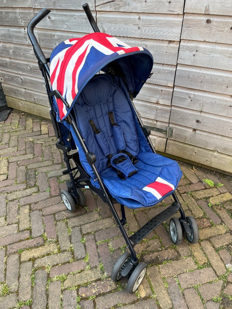 Mini by Easywalker Union Jack kinderwagen, Ophalen