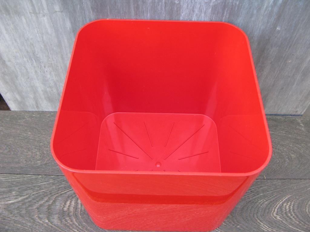 KARTELL CONTAINER ROOD PRULLENBAK/LECTUURBAK, Ophalen of Verzenden