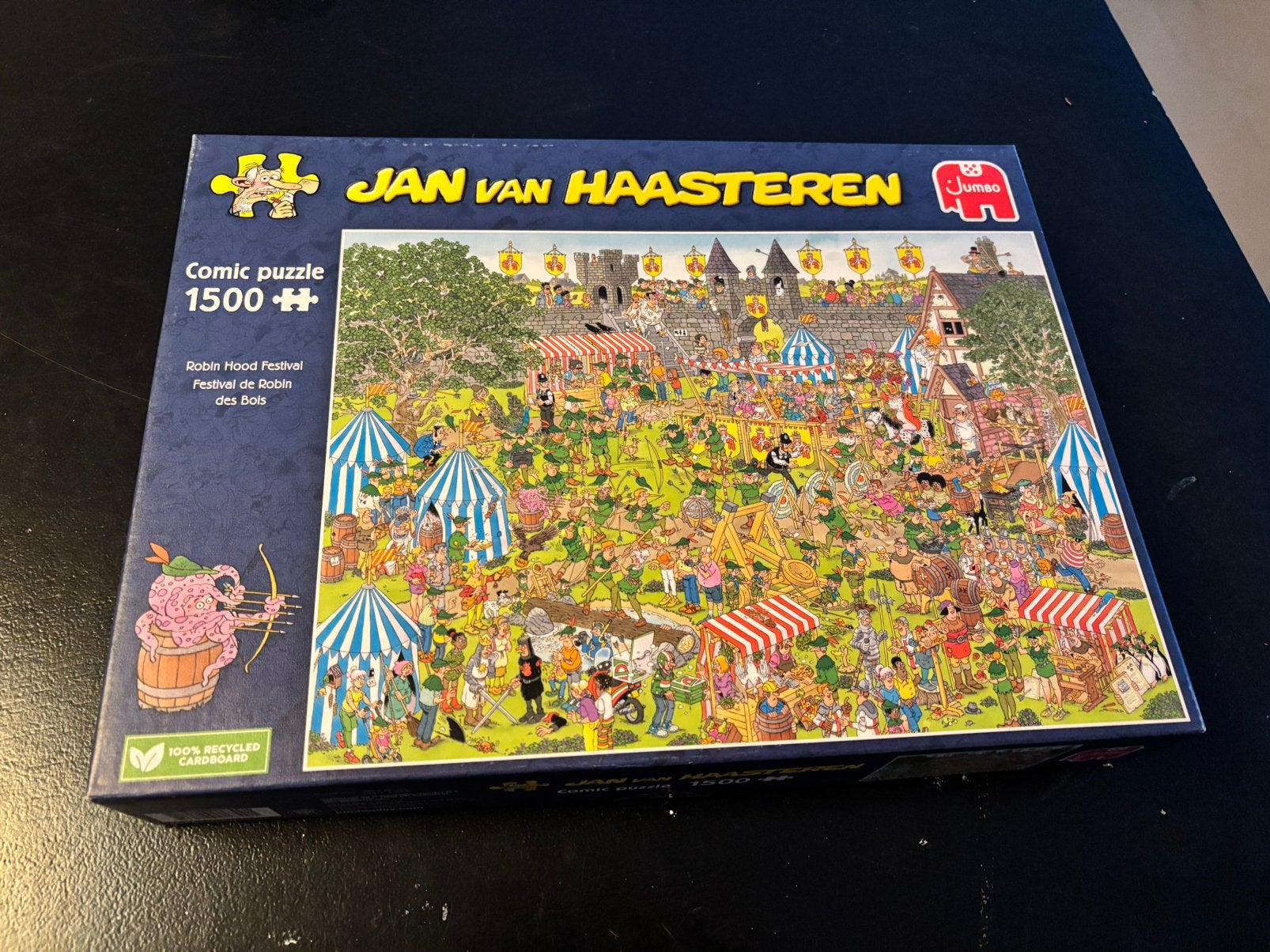 Van Haasteren puzzel Robin Hood Festival 1500 stukjes, Ophalen of Verzenden, 500 t/m 1500 stukjes, Gebruikt, Legpuzzel