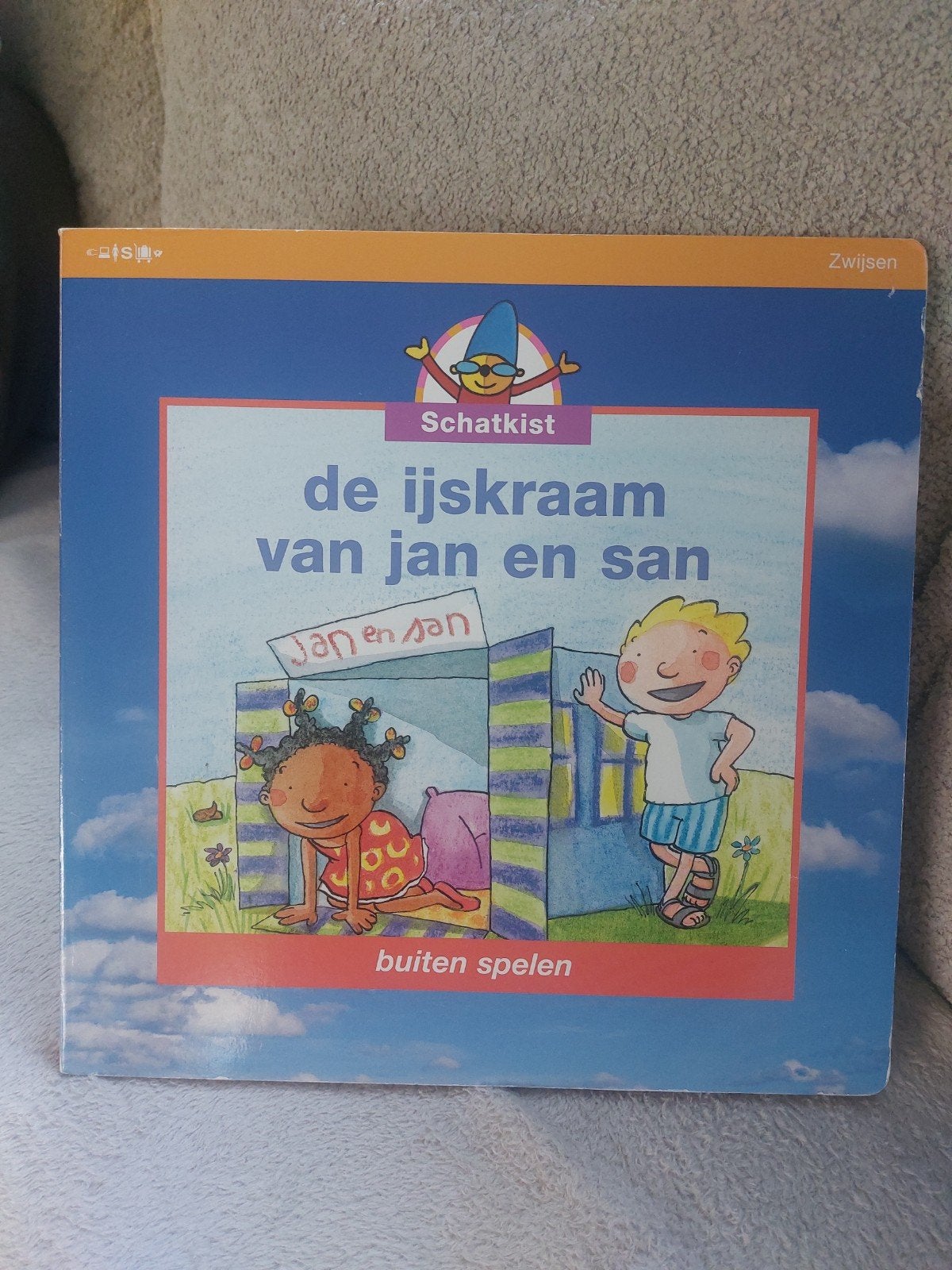 Schatkist: De ijskraam van Jan en San (Zwijsen VVE) pompom, Boeken, Ophalen of Verzenden, Zo goed als nieuw, Annemarie Bon, 3 tot 4 jaar