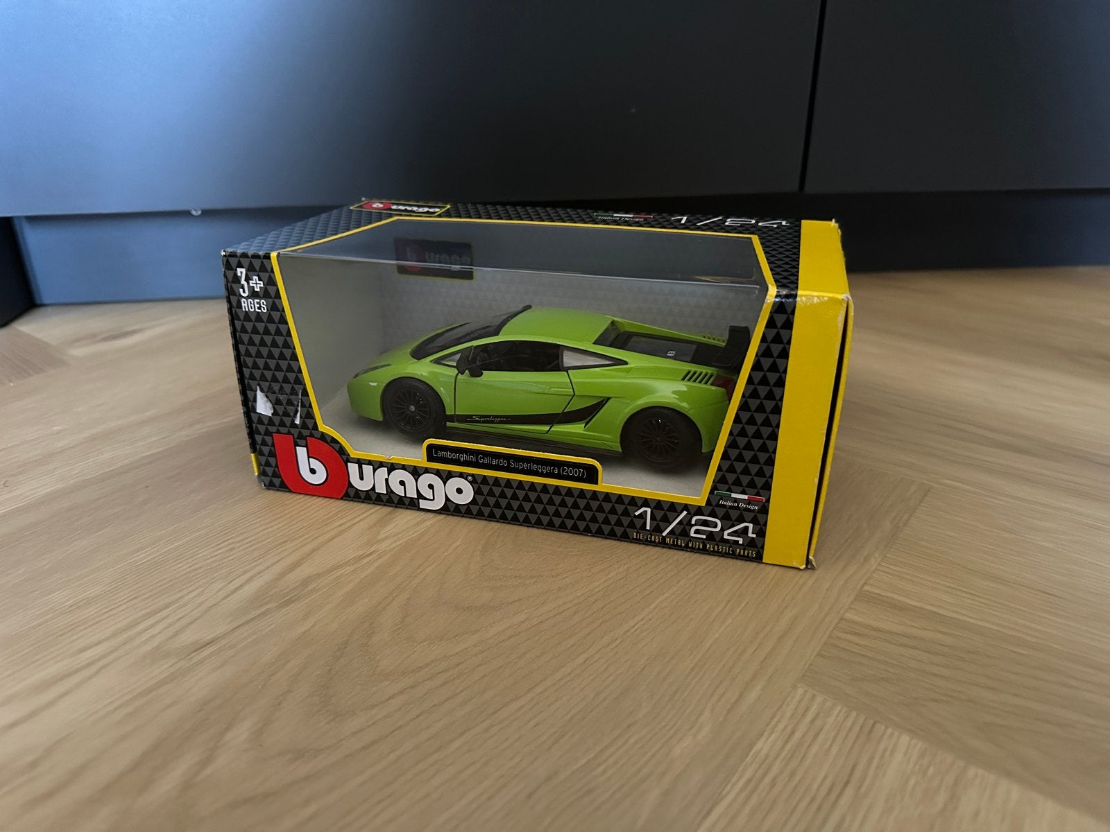 Bburago Lamborghini Gallardo Superleggera 1:24 modelauto, Ophalen of Verzenden, Zo goed als nieuw, Bburago