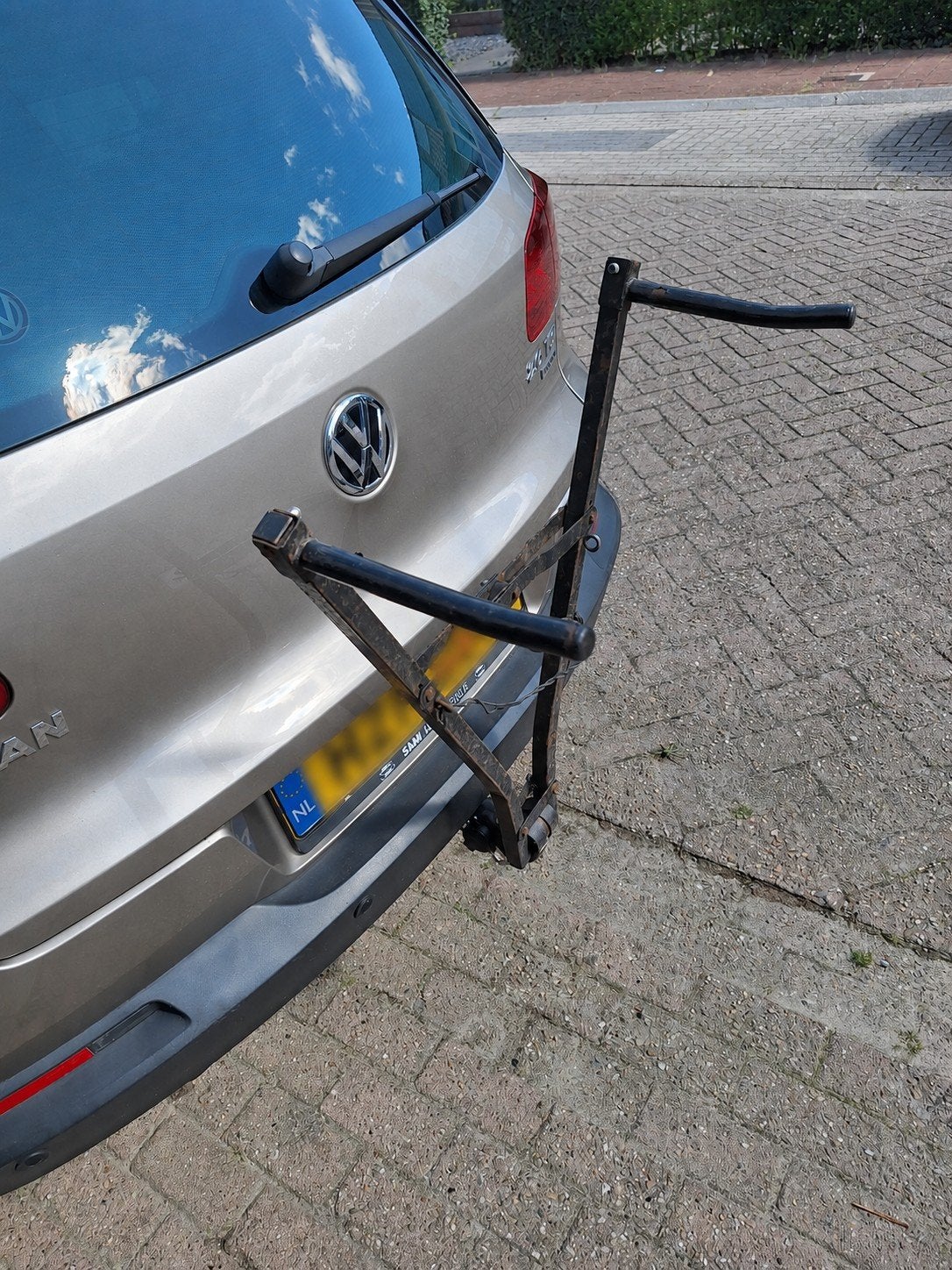 Noodfietsendrager opklapbaar, Ophalen, 2 fietsen, Gebruikt, Trekhaakdrager