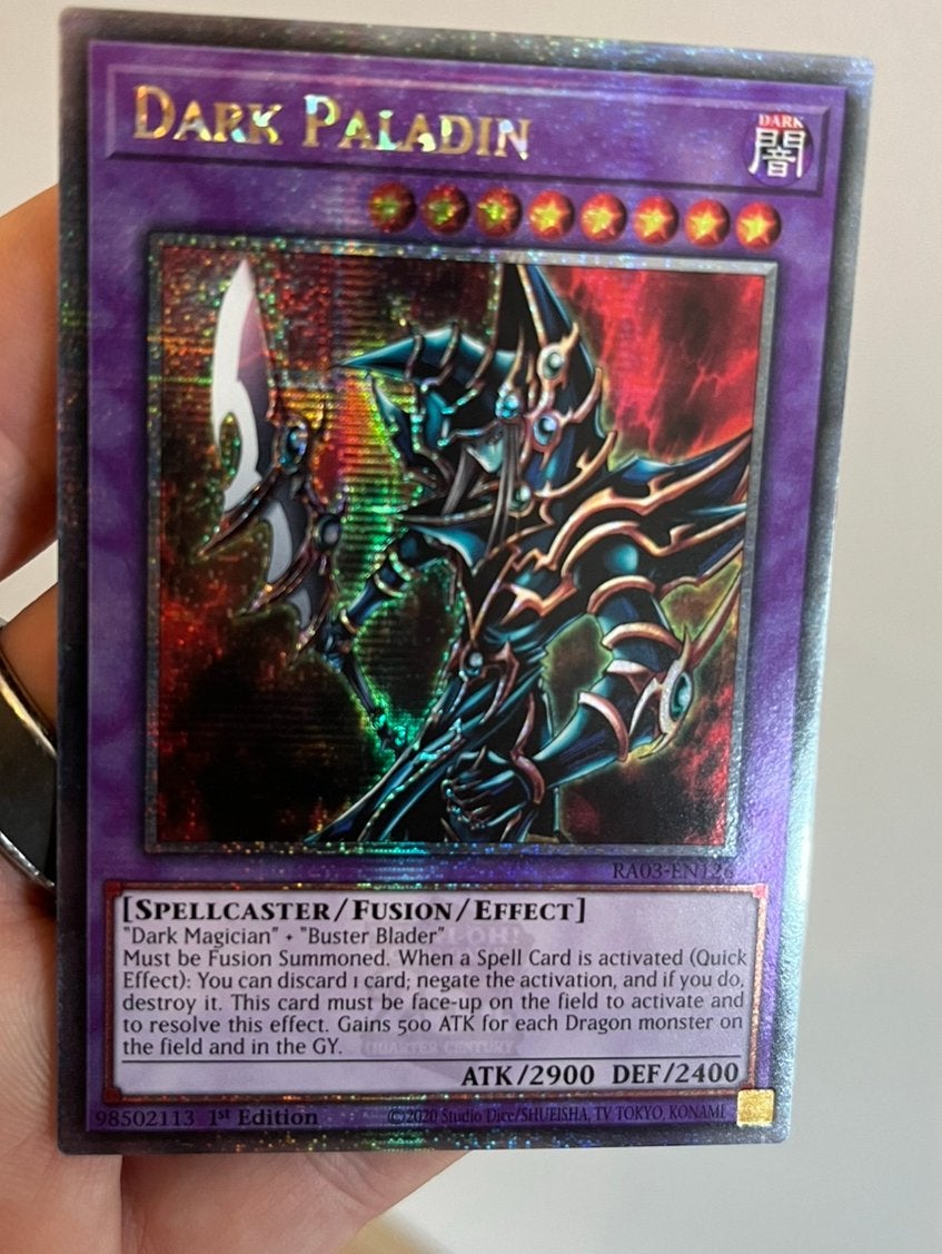 Dark Paladin RA03-EN126 1st edition, Ophalen, Nieuw, Losse kaart, Foil