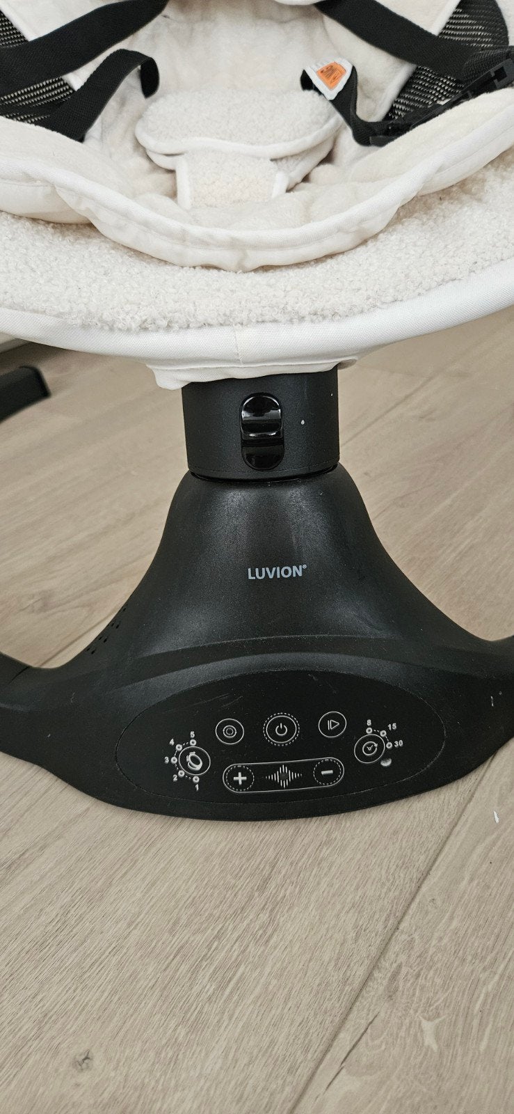LUVION Babyswing - Comfortabele en veilige babyschommel, Ophalen, Gebruikt