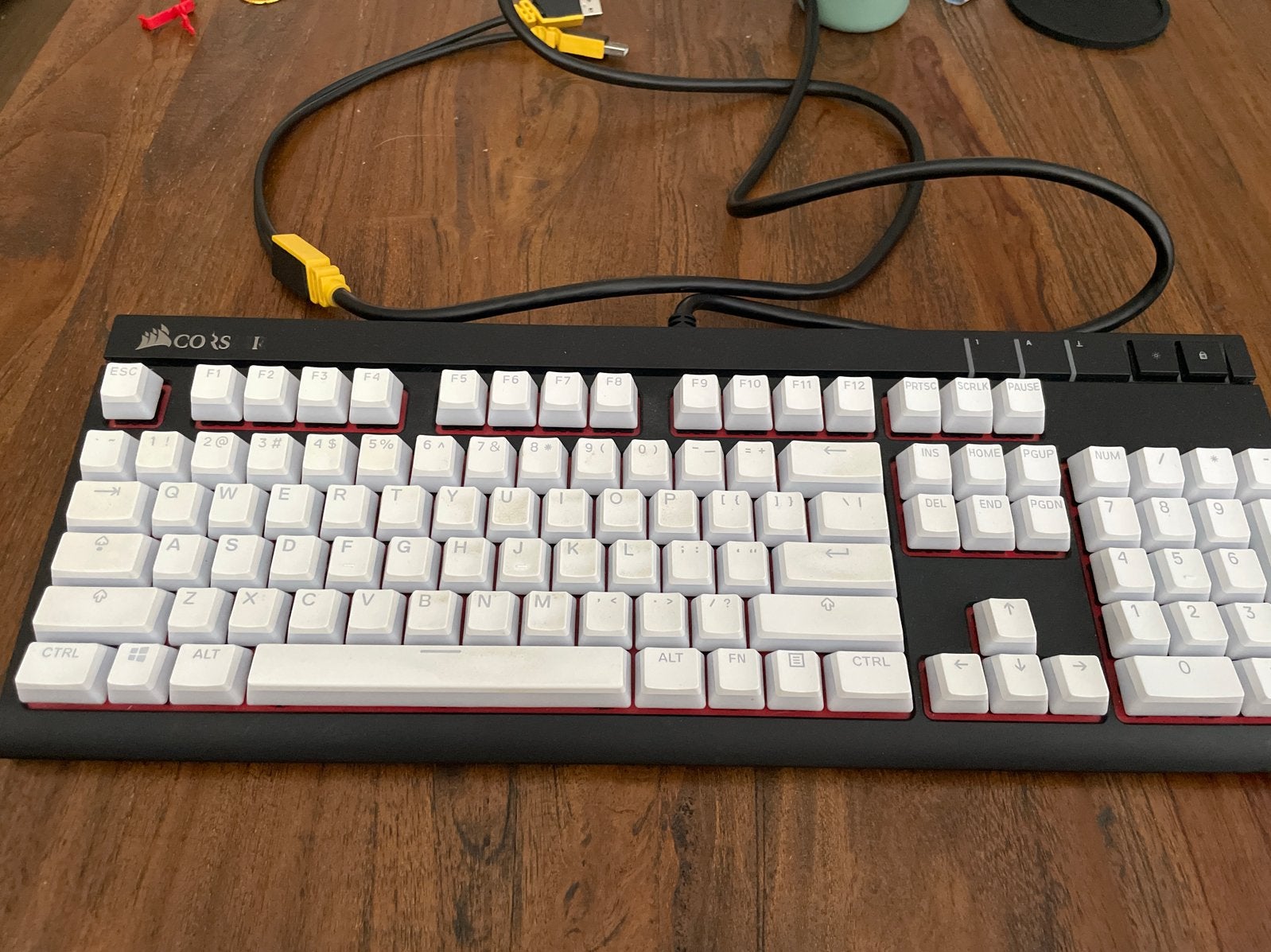 Corsair Strafe Mechanisch Toetsenbord Cherry MX Red, Ophalen, Gebruikt, Gaming toetsenbord, Qwerty