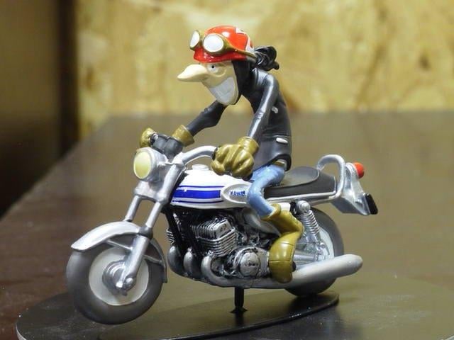 Joe Bar Jeremy Lasauce Kawasaki 500H1 1:18 JB28 los, Ophalen of Verzenden, Nieuw, Overige typen