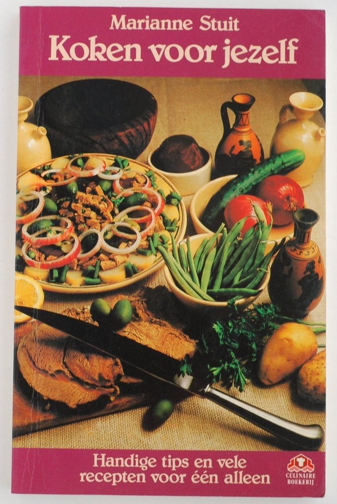 Koken voor jezelf - Kookboek Culinaire Boekerij jaren 80