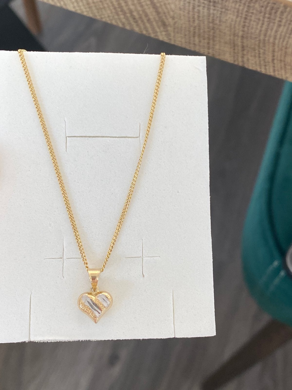 14 karaat gouden ketting met hanger 585 goud, Met hanger, Nieuw, Ophalen of Verzenden, Goud
