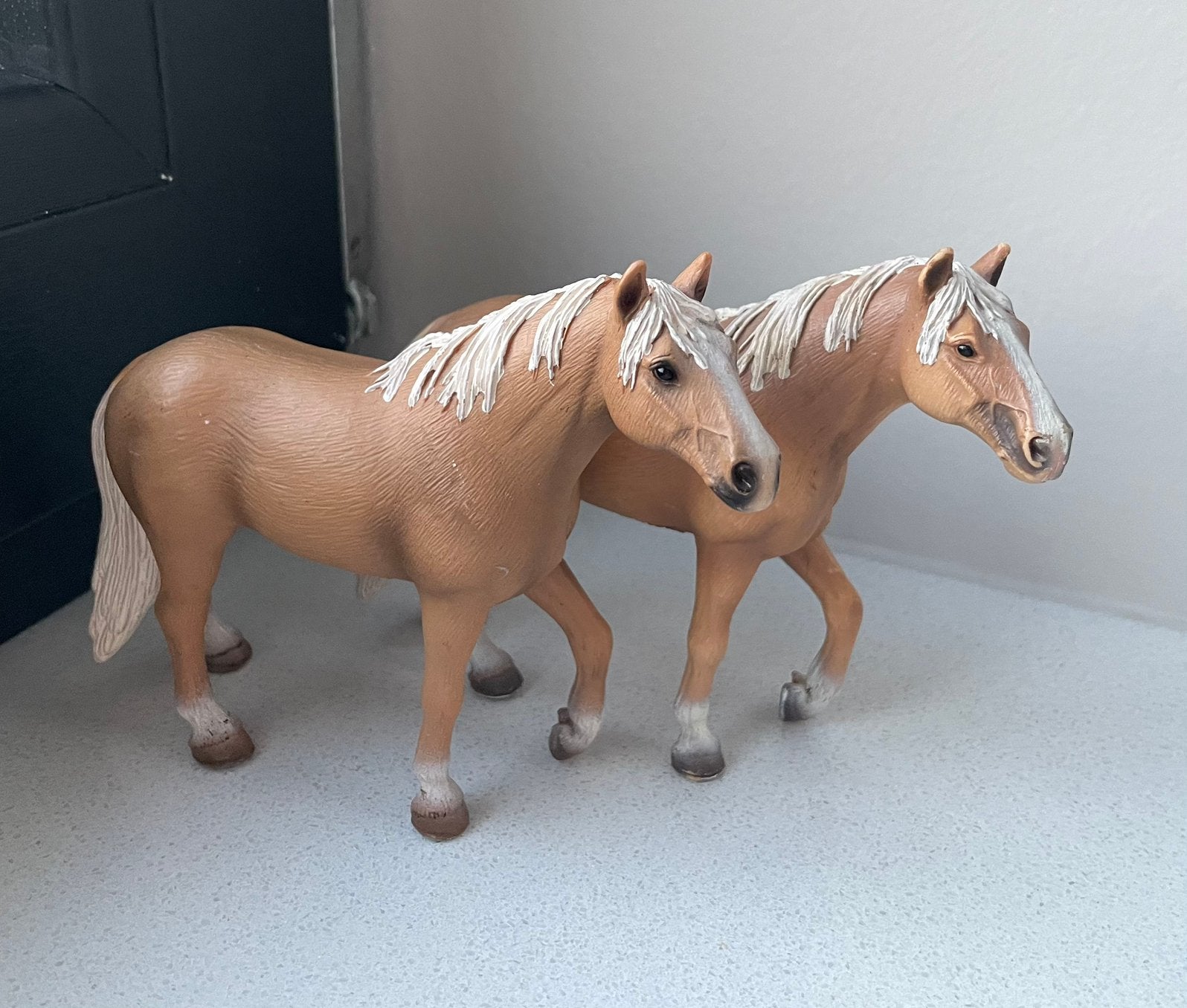 Schleich pallomino paarden, Verzenden, Zo goed als nieuw, Paard, Beeldje of Figuurtje