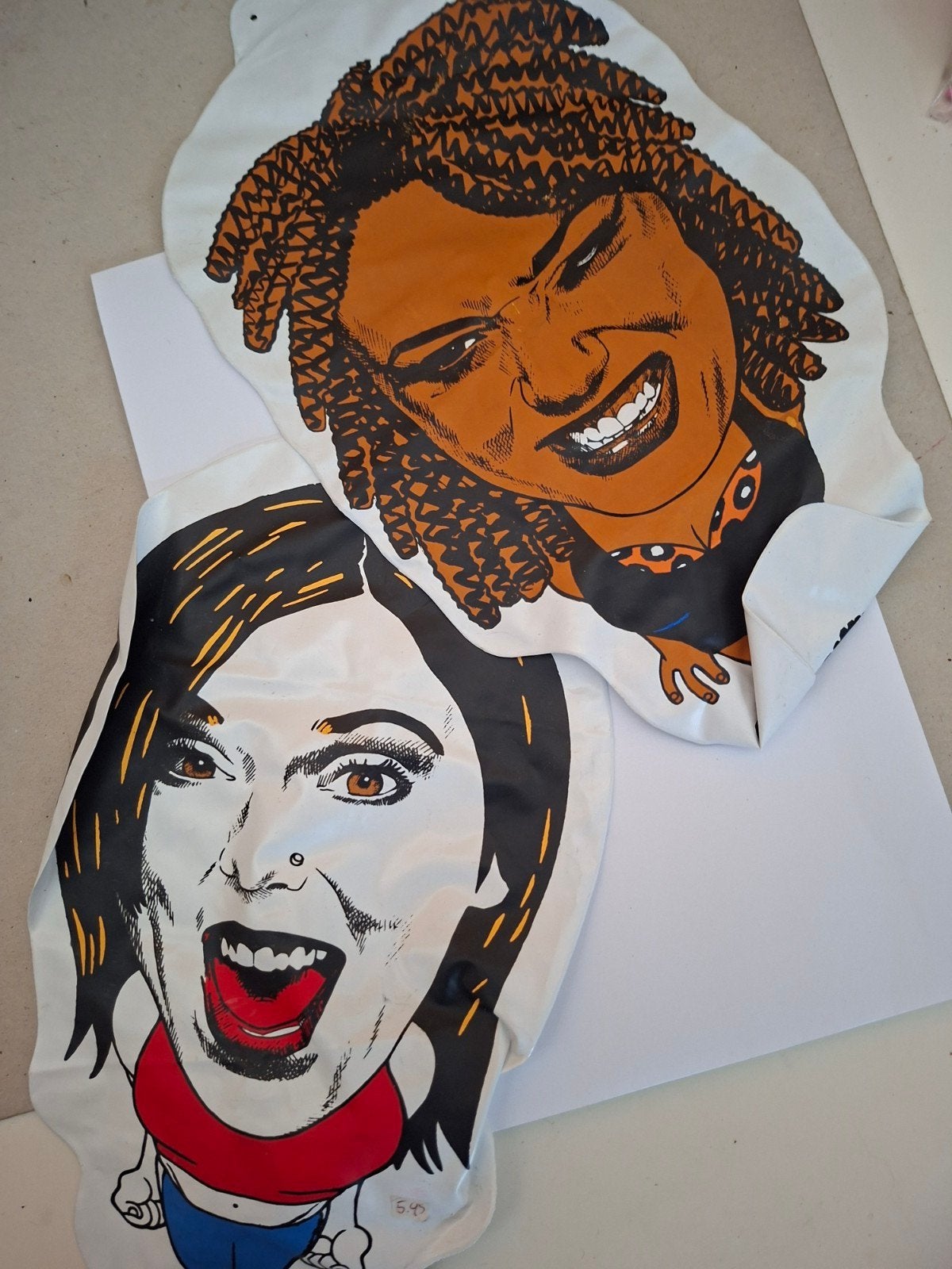 2 opblaasbare Spice Girls dolls poppen memorabilia, Verzenden