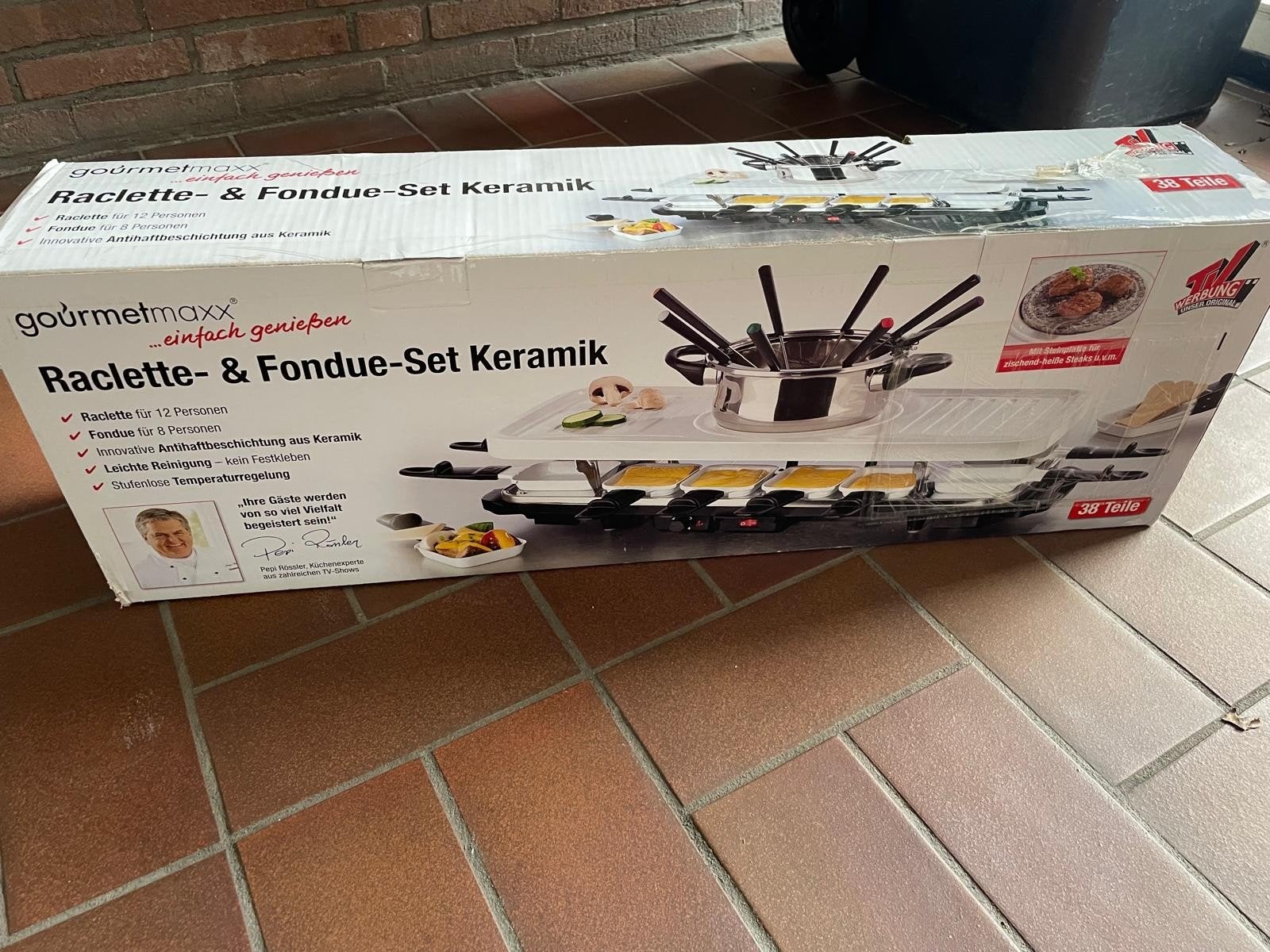 Gourmet- & Fondue-Set Keramik - Nieuw in doos, Ophalen, Nieuw, 8 personen of meer