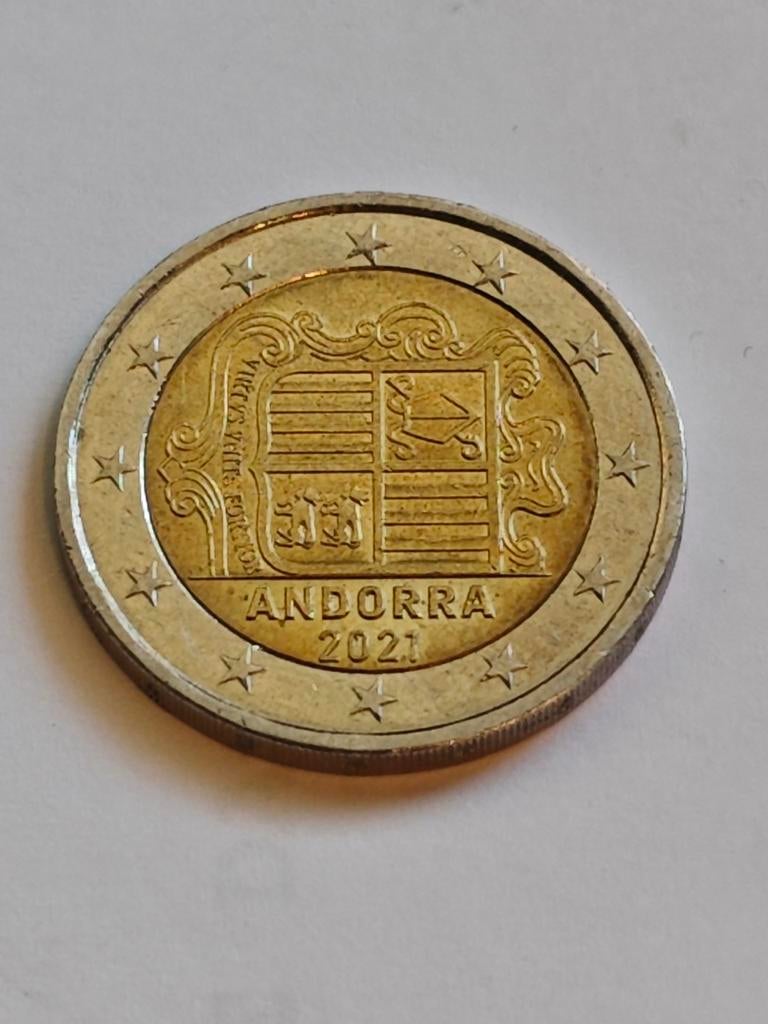 Zeldzame 2 Euro Andorra 2021 - Must-have voor verzamelaars, Postzegels en Munten, Munten | Europa | Euromunten, Ophalen of Verzenden