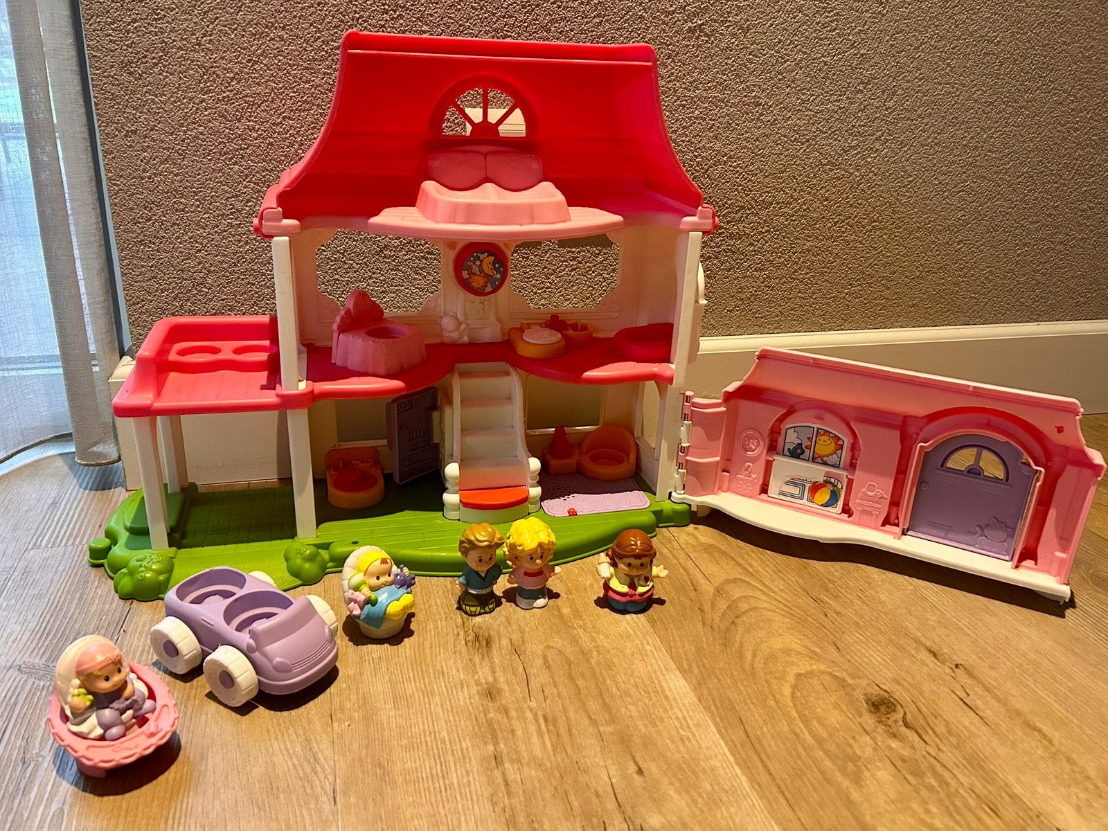 Fisher-Price Little People Grapje Gouden Huis Speelset, Ophalen of Verzenden, Gebruikt, Speelset, Met geluid