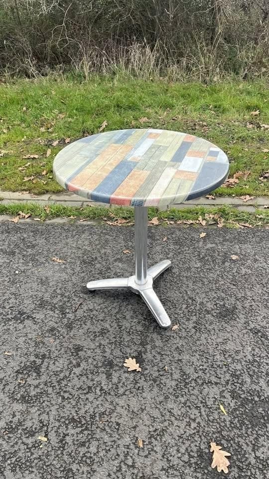 terras tafel, Kunststof, Gebruikt, Ophalen of Verzenden, X