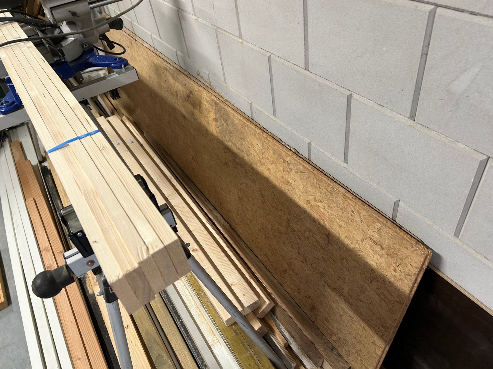 OSB plaat 18 mm 244x59cm, Doe-het-zelf en Verbouw, Platen en Panelen, Ophalen, Zo goed als nieuw, Overige materialen, Minder dan 20 mm