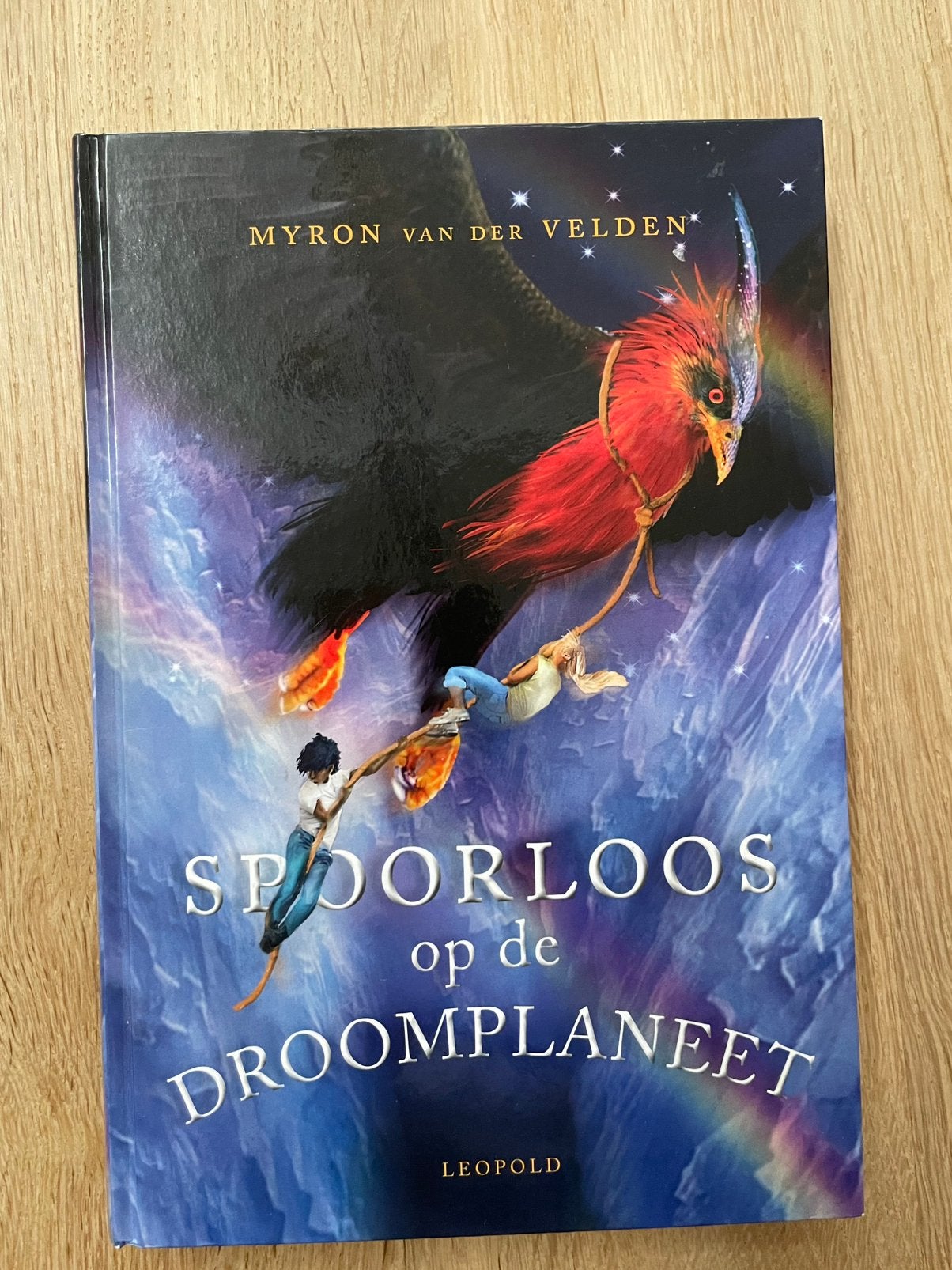 Kinderboek Spoorloos op de Droomplaneet, Ophalen of Verzenden, Zo goed als nieuw, Myron van der Velden