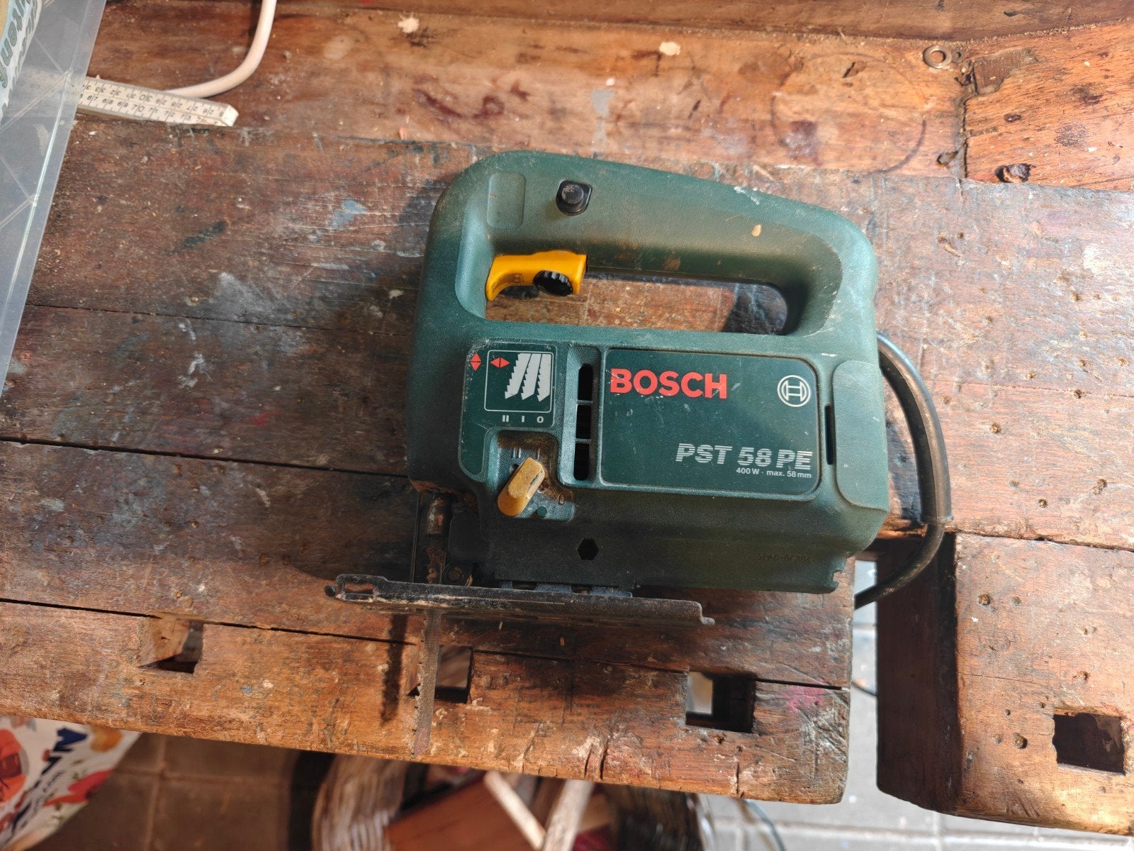 Bosch PST 58 PE Decoupeerzaag - Krachtig en Betrouwbaar, Gebruikt, Decoupeerzaag, Ophalen of Verzenden, 30 tot 70 mm