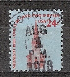 USA, Amerikaanse Democratie, nr. 4, 1975., Ophalen of Verzenden, Gestempeld, Noord-Amerika