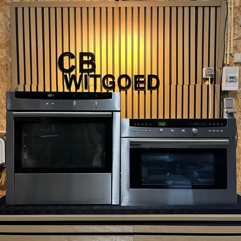 Luxe Siemens/Neff combi oven en solo oven met Hide & slide, Ophalen, Zo goed als nieuw, Oven met grill, Inbouw