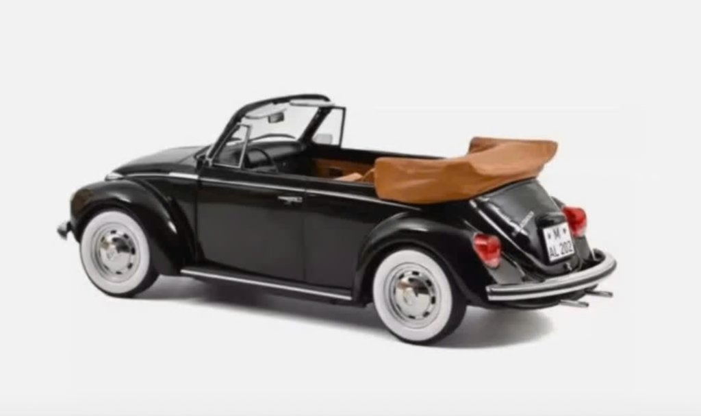 VW 1303 Cabriolet 1972 Zwart schaal 1/18 NOREV ref. 188533, Verzenden, Nieuw, Auto, Norev