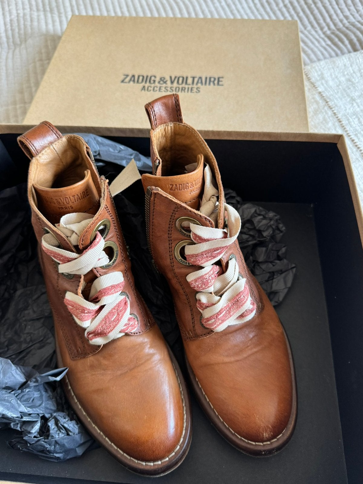 Zadig & Voltaire laarsjes 38, Kleding | Heren, Schoenen, Ophalen of Verzenden, Zo goed als nieuw, Zwart, Boots
