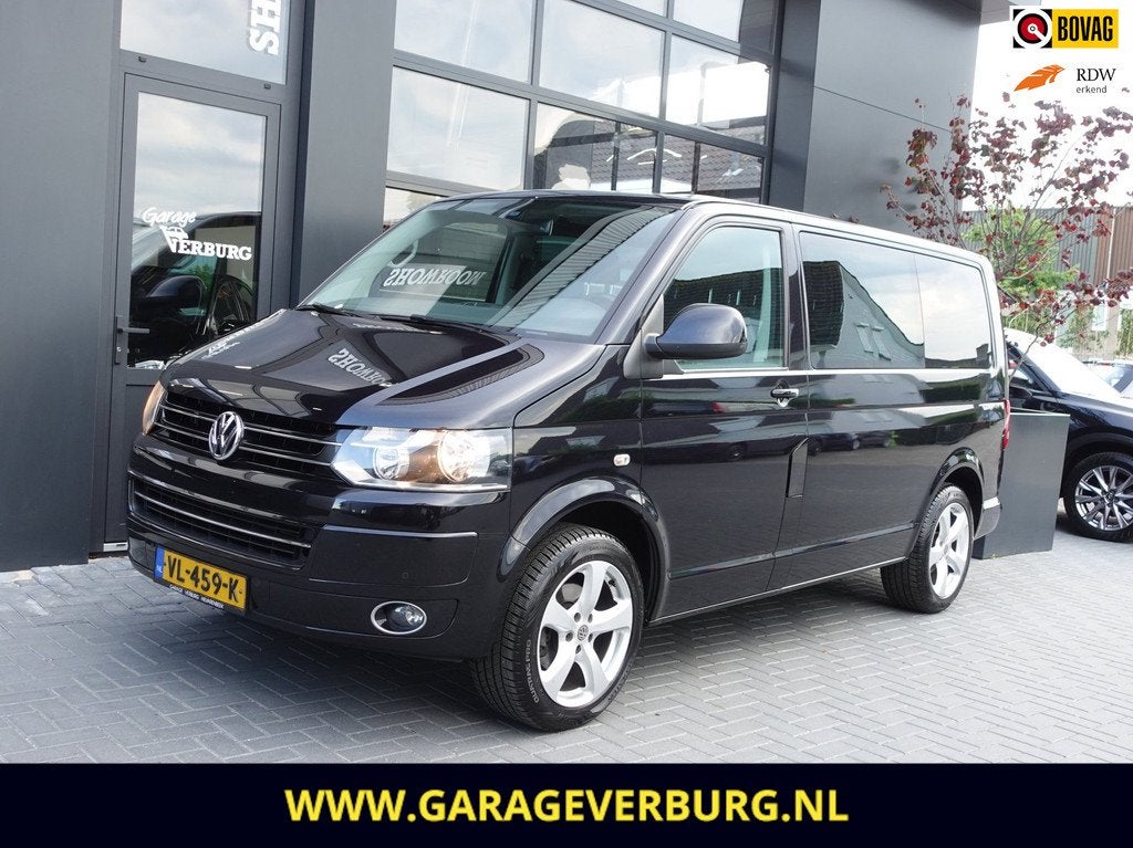 Volkswagen Transporter 2.0 TDI L1H1 DC/Dubbele Cabine Comfor, Stof, Gebruikt, Zwart, 4 cilinders