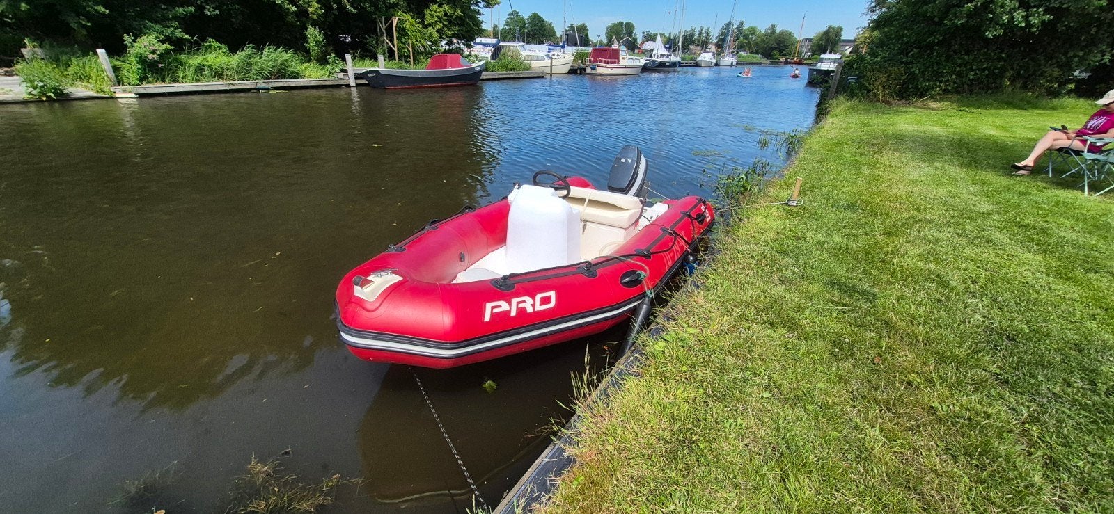 Zodiac Pro 420 RIB met Yamaha 30pk buitenboordmotor, Gebruikt, Inclusief motor, Zodiac, Ophalen