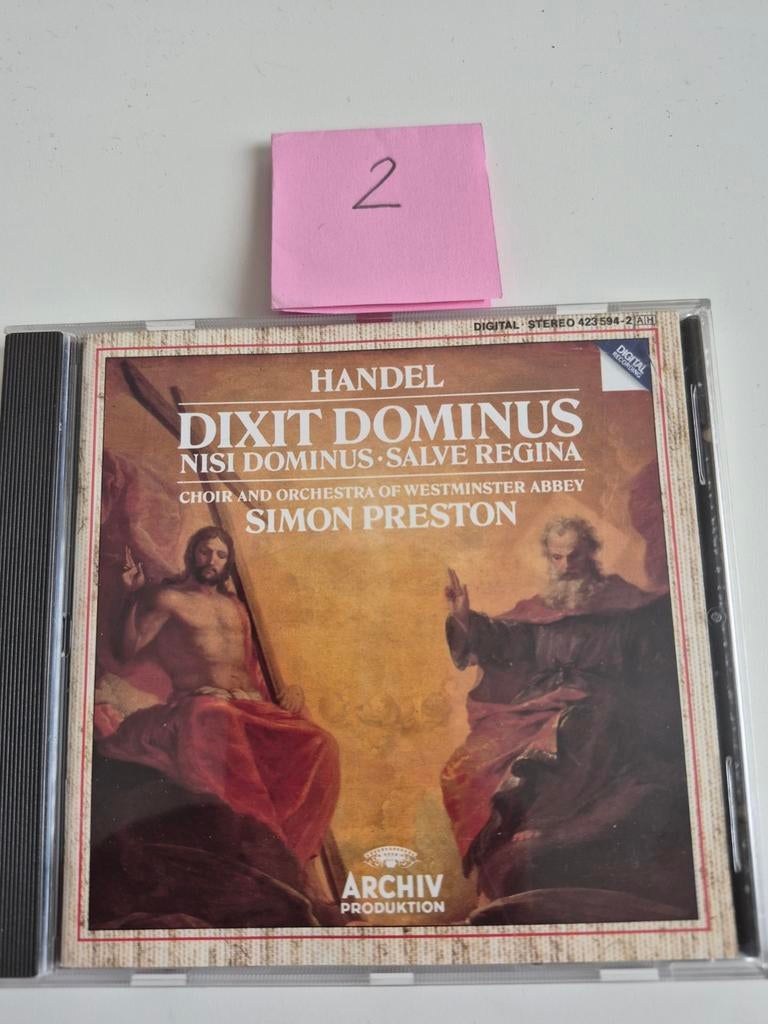 Handel - Dixit Dominus, Nisi Dominus, Salve Regina CD, Ophalen of Verzenden, Barok, Gebruikt, Vocaal