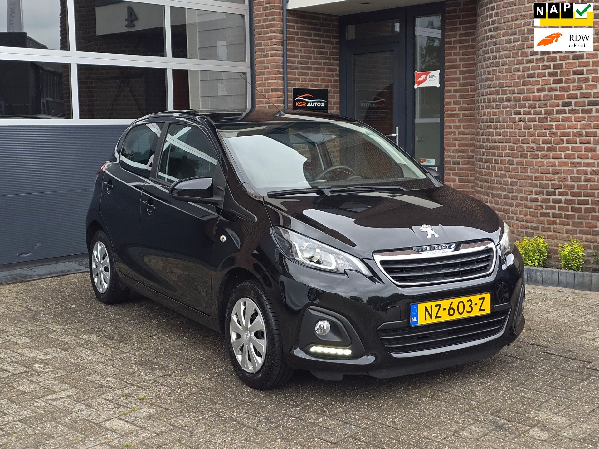 Peugeot 108 1.0 e-VTi Active Led |Bleutooth |Airco, Voorwielaandrijving, Gebruikt, Euro 6, 4 stoelen