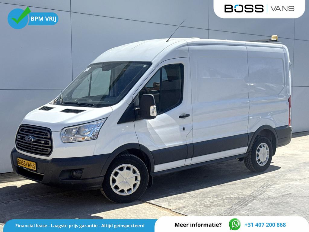 Ford Transit 2.0 TDCI 130PK L2H2 Airco Cruise Control Parkee, Voorwielaandrijving, Startonderbreker, Zwart, 4 cilinders