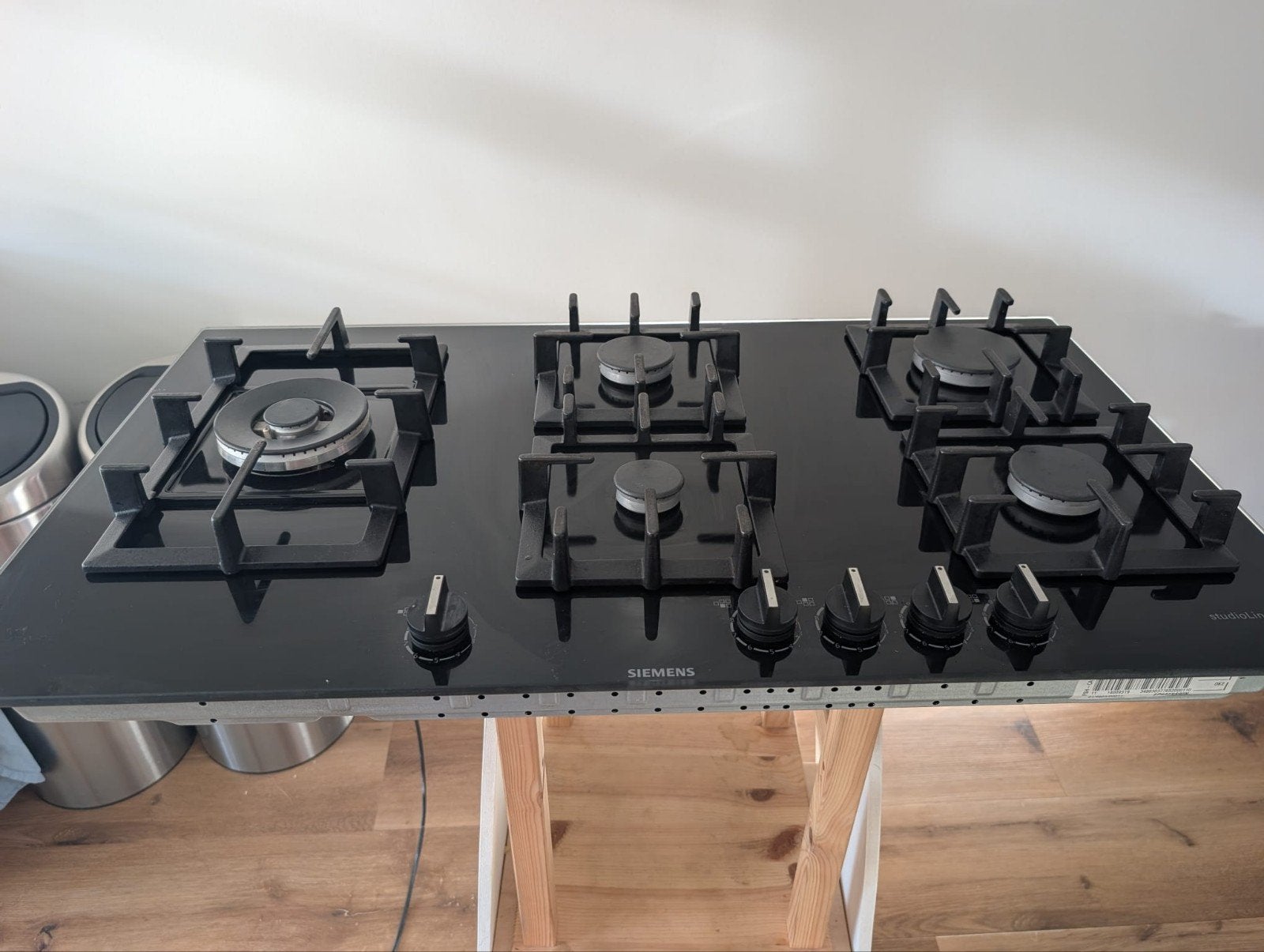 Siemens EP9A6SS90N Gasfornuis - 5 Kookzones, Ophalen, Gebruikt, Inbouw, Gas