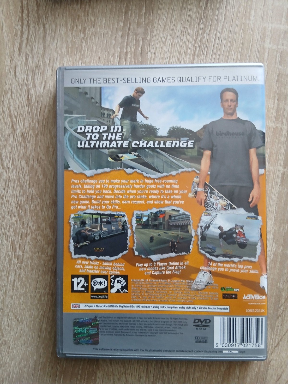 playstation2 spel tony hawks proskater4, Spelcomputers en Games, 2 spelers, Ophalen of Verzenden, Zo goed als nieuw, Vanaf 12 jaar