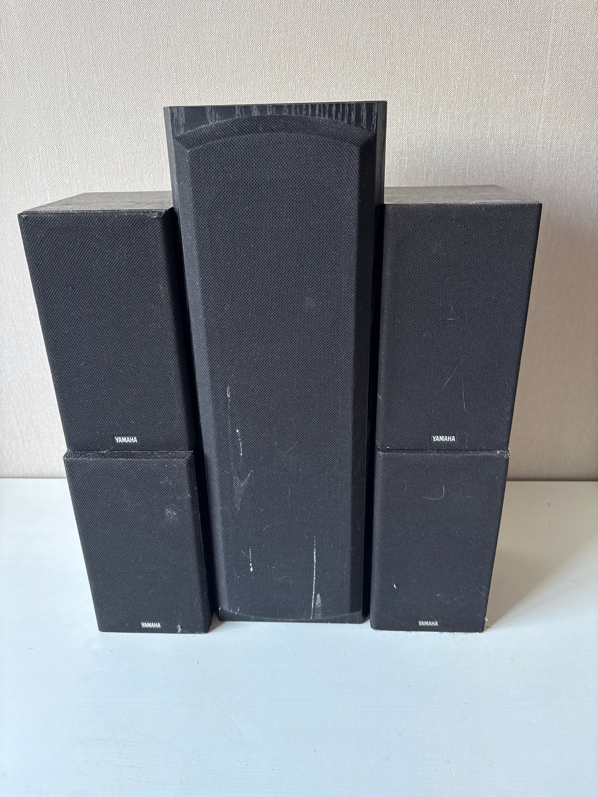Yamaha speakerset - 3 speakers, Audio, Tv en Foto, Gebruikt, Speakerset, Yamaha, Ophalen of Verzenden