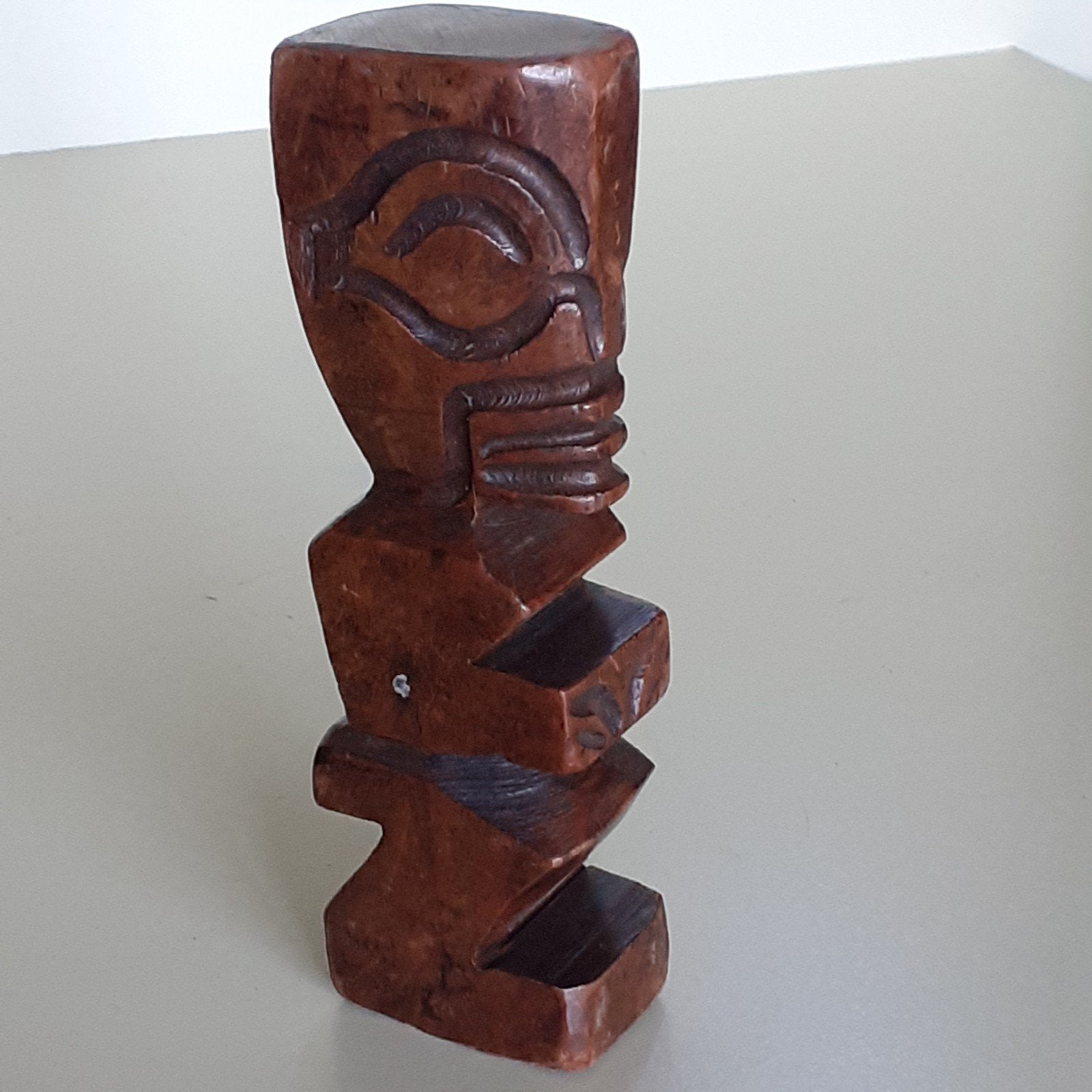 Houten "Tiki" beeldje "Hawaï", Ophalen of Verzenden