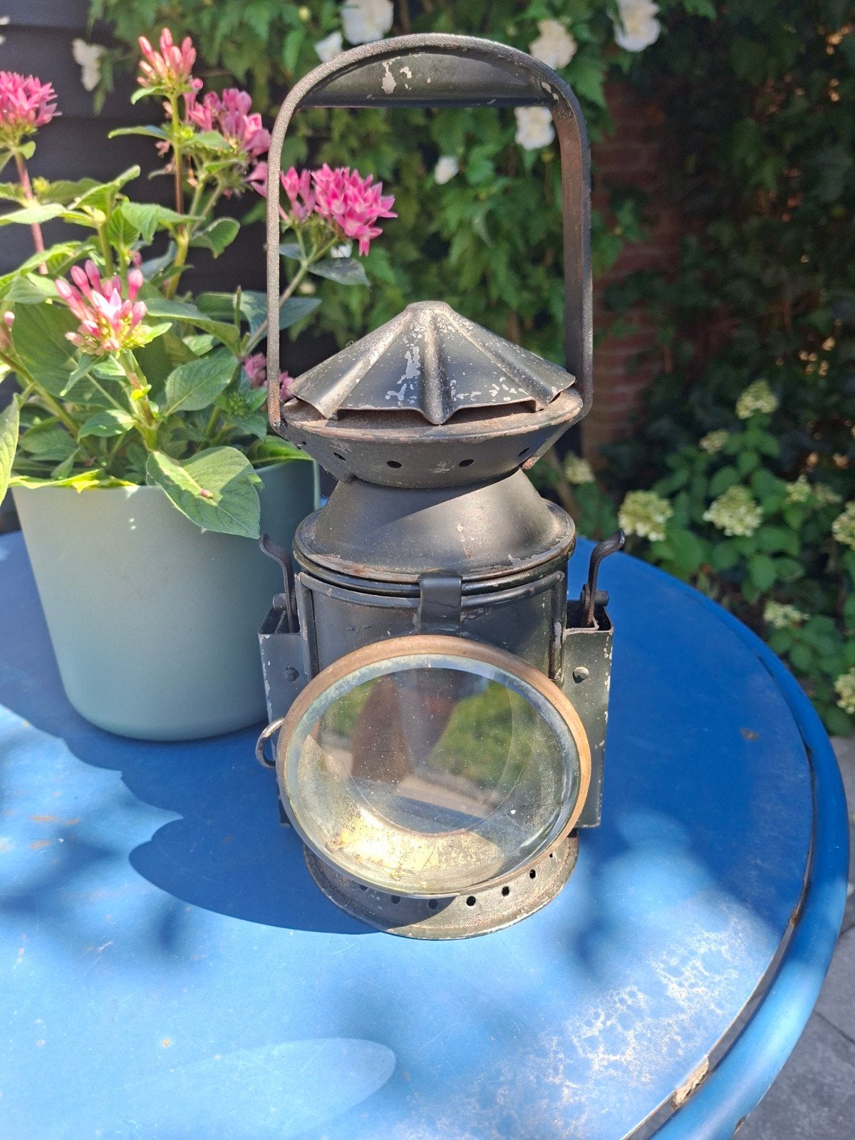 Militaire spoorweglamp seinlamp Brits UK wo2 Birmingham, Verzamelen, Militaria | Tweede Wereldoorlog, Verzenden, Engeland
