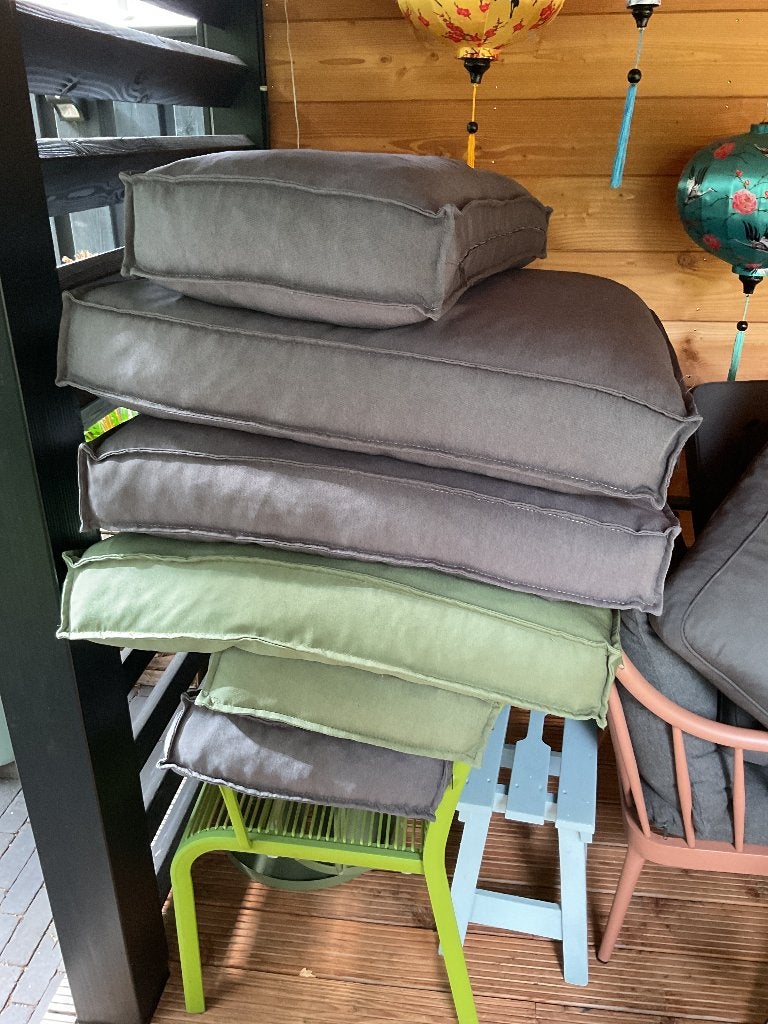 Pallet tuinkussens, Ophalen, Gebruikt