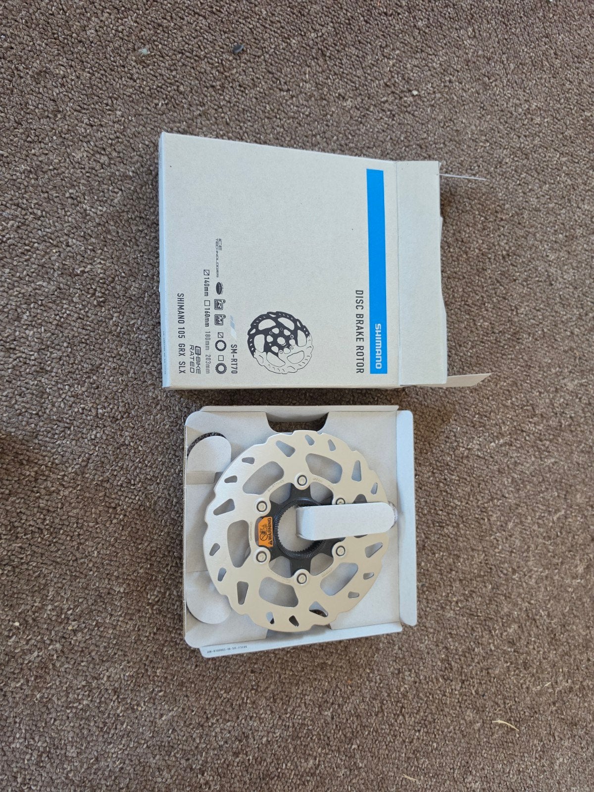 Shimano SM-RT70 Schijfrem Rotor - Nieuw in Doos, Fietsen en Brommers, Fietsonderdelen, Ophalen of Verzenden