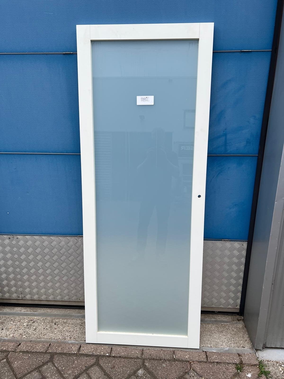 Twee hardhouten stompe deuren, Ophalen, 80 tot 100 cm, Binnendeur, Nieuw