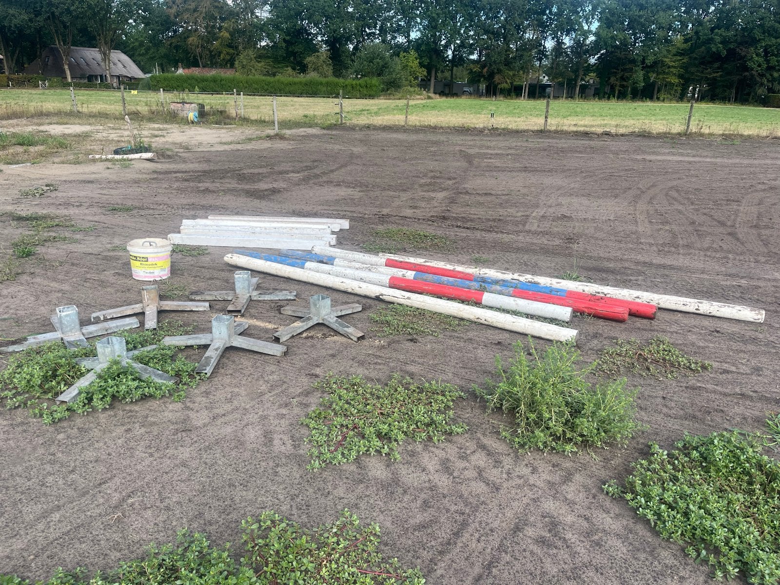 Hindernis materiaal, Dieren en Toebehoren, Paarden en Pony's | Overige Paardenspullen, Ophalen, Gebruikt, Springen