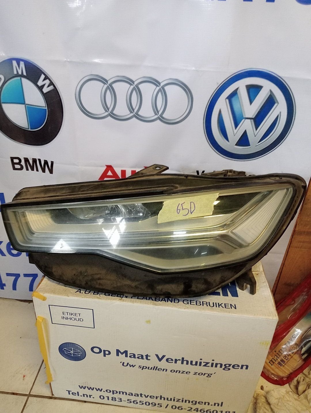 Audi A6 C7 4G koplamp rechts  4G0941034H, Gebruikt, -, -, -