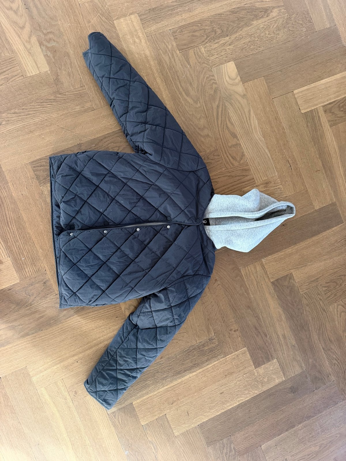 Zara gewatteerde jas met capuchon - Maat 156 cm (12-13 jaar), Ophalen of Verzenden, Zo goed als nieuw, Jongen of Meisje, Jas