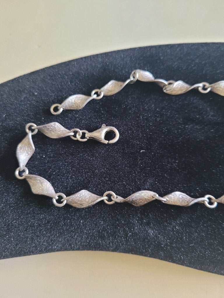 Toggle Choker Collar Necklace silver 925, Ophalen of Verzenden, Zo goed als nieuw, Zilver, Zilver