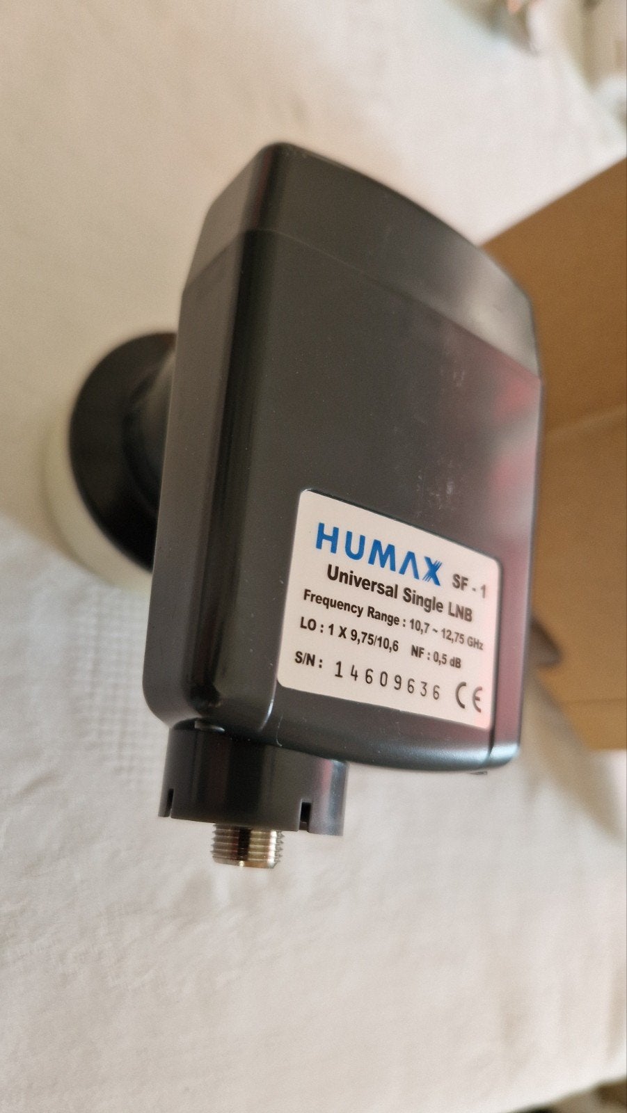 Humax SF-1 Universele Single LNB - Nieuw in doos, Audio, Tv en Foto, Schotelantennes, Humax Co., Ltd., Nieuw, Humax, Support@humaxdigital.com